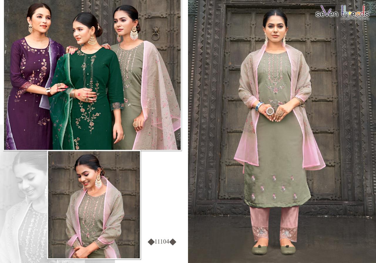 Seven Threads Netri 11101-11107 Wholesale Readymade Suits Catalog